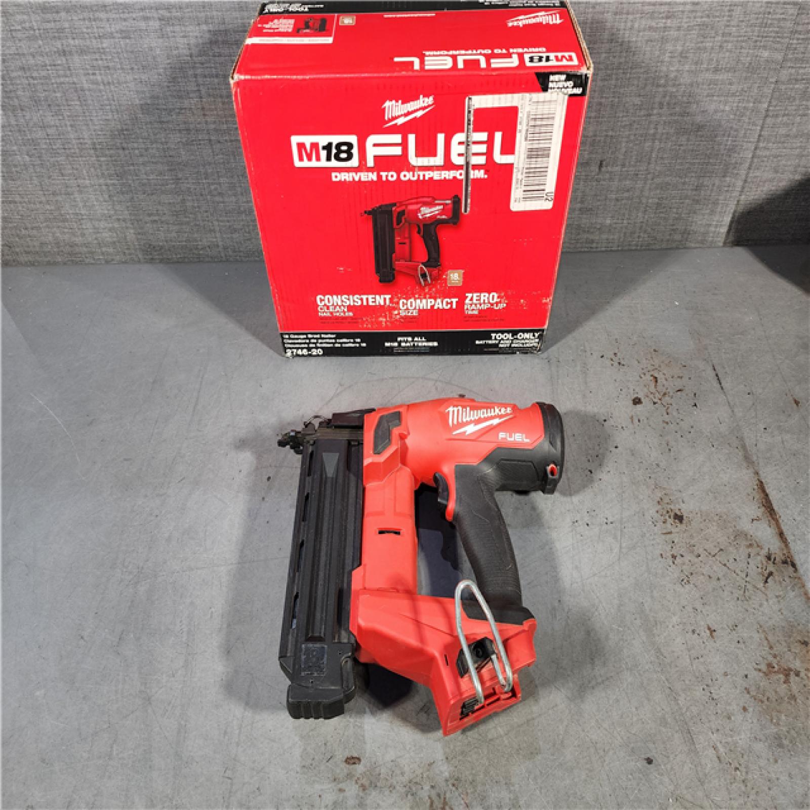 HOUSTON LOCATION - AS-IS Milwaukee M18 Fuel 18V Brushless 18-Gauge Brad Nailer 2746-20 (Bare Tool)