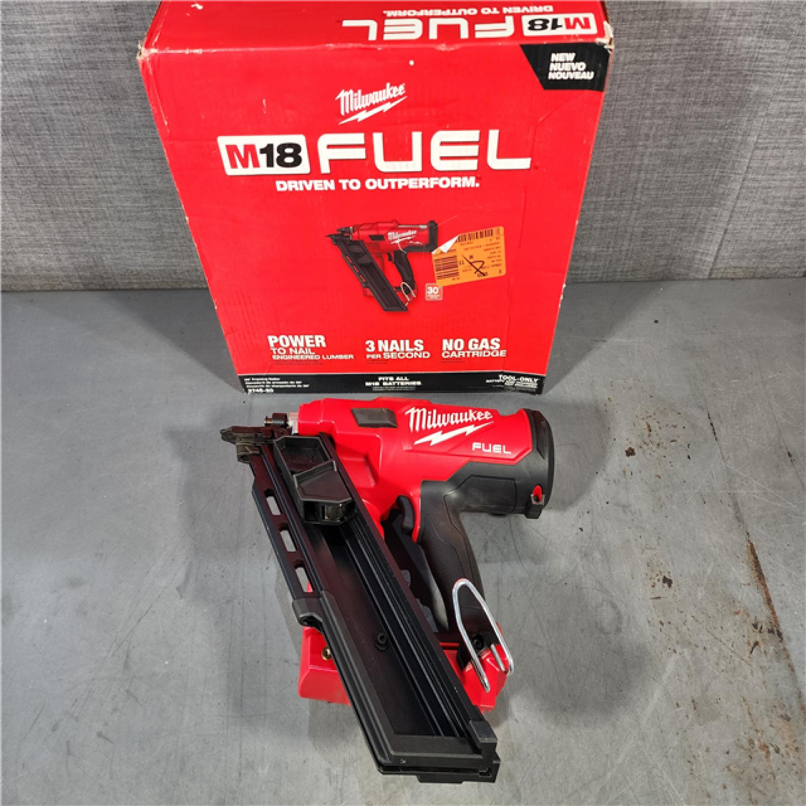 HOUSTON LOCATION - AS-IS (APPEARS LIKE NEW) M18 FUEL 3-1/2 in. 18-Volt 30-Degree Lithium-Ion Brushless Cordless Framing Nailer (Tool-Only)