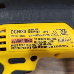 AS-IS DeWalt DCF630B 20V Cordless Brushless Screw Gun (Tool Only)