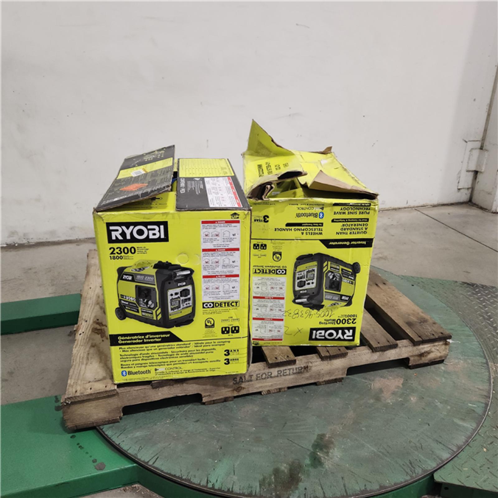 Dallas Location - As-Is RYOBI 2300 WATT GENERATOR (Lot Of 2)