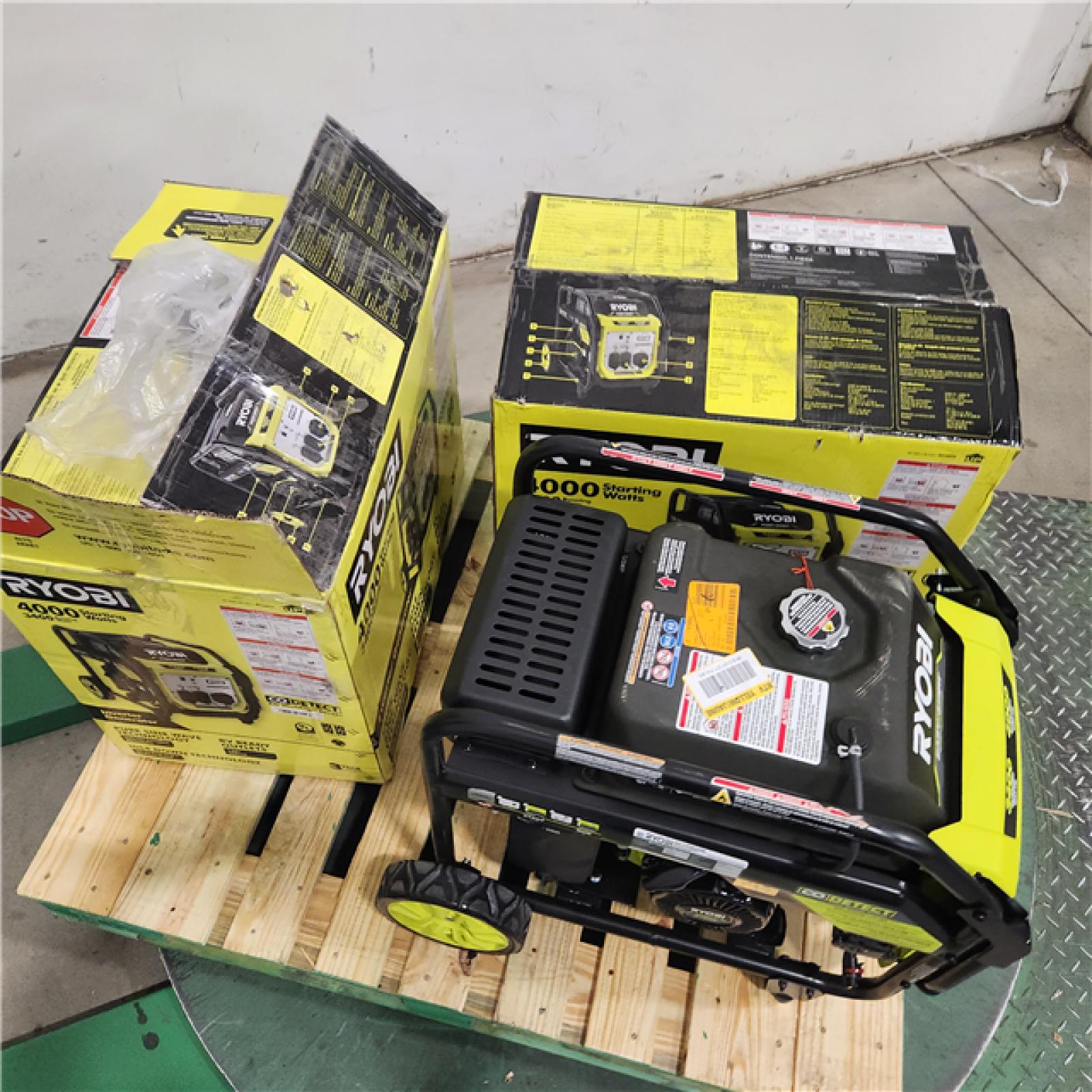 Dallas Location - As-Is RYOBI 4000-Watt Inverter Generator(Lot Of 3)