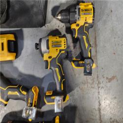 HOUSTON LOCATION - AS-IS DEWALT 4 TOOL COMBO KIT W/ (2) BATTERY & CHARGER