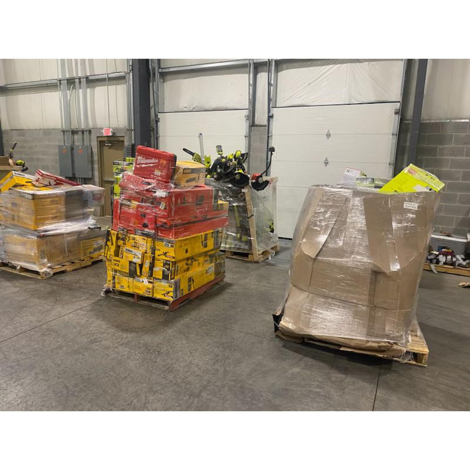 Pittston Location As-Is Power Tools Partial Truckload (6 pallets) 1359712-A