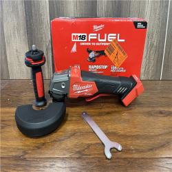 AS-IS Milwaukee  M18 FUEL 18-Volt Lithium-Ion Brushless Cordless 4-1/2 in./5 in. Grinder W/Paddle Switch (Tool-Only)