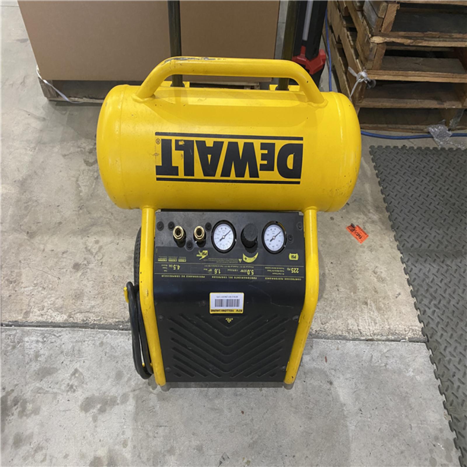 Houston location AS-IS 4.5 Gal. Portable Electric Air Compressor