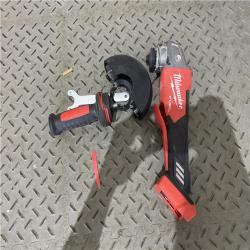 Houston location AS-IS Milwaukee 2880-20 M18 FUEL 18-Volt Lithium-Ion Brushless Cordless 4-1/2 in./5 in. Grinder W/Paddle Switch (Tool-Only)