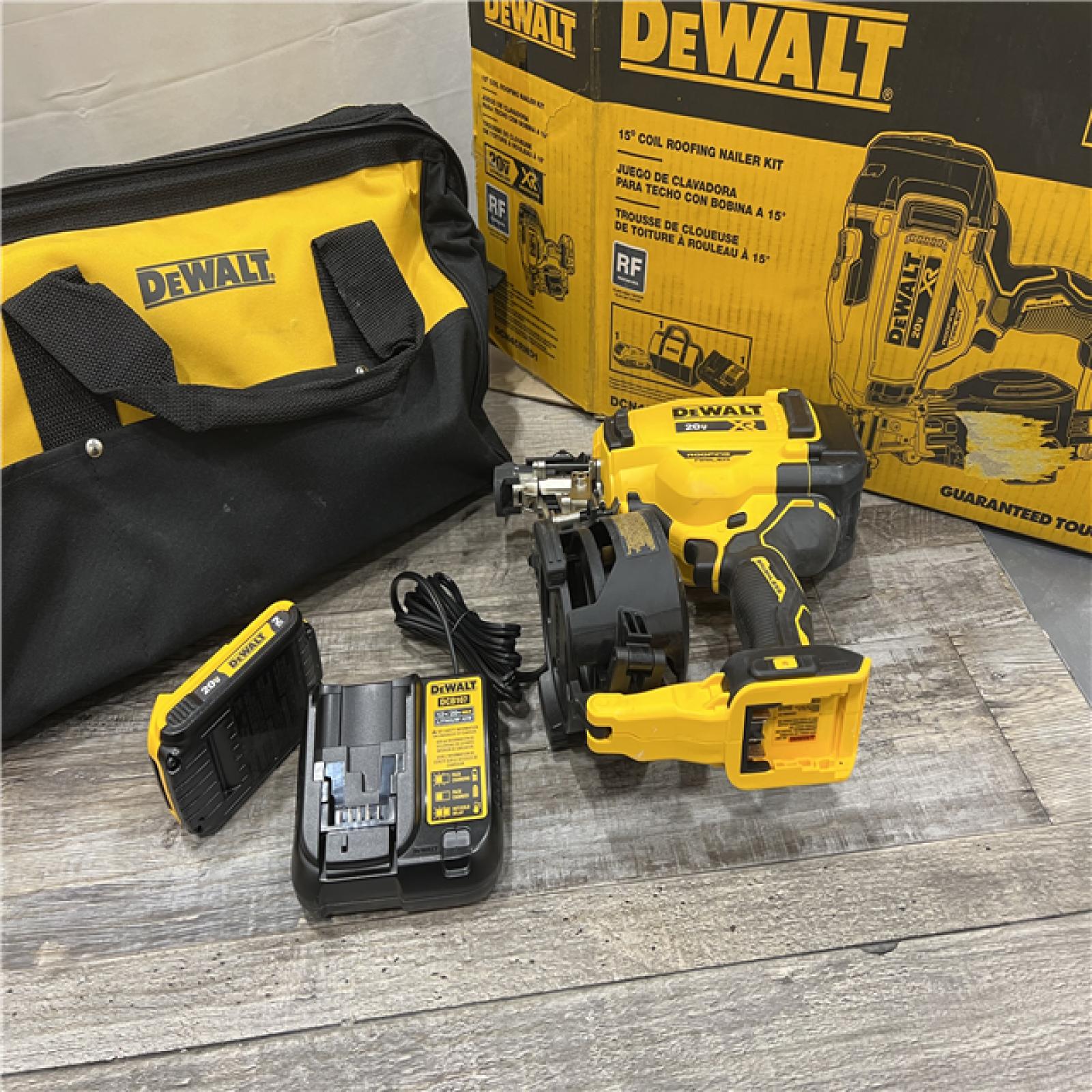 AS-IS DEWALT 2007898 Roofing Nailer Cordless