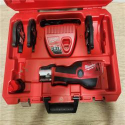 Phoenix Location Milwaukee M12 12-Volt Lithium-Ion Force Logic Cordless Press Tool Kit (3 Jaws Included) with Two 1.5 Ah Battery and Hard Case