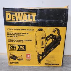 Phoenix Location DEWALT 20V MAX XR Lithium-Ion Cordless Brushless 2-Speed 30° Paper Collated Framing Nailer with 4.0Ah Battery and Charger