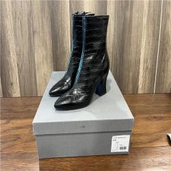 Aquatalia Claina Weatherproof Leather Boot - Black - SZ 8