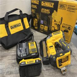 AS-IS DEWALT ATOMIC 20V MAX Lithium Ion Cordless 23 Gauge Pin Nailer Kit with 2.0Ah Battery and Charger