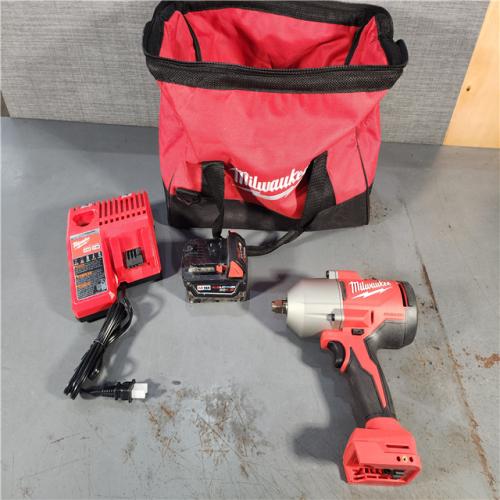 HOUSTON LOCATION - AS-IS Milwaukee 18V Cordless 1/2  Impact Wrench with Friction Ring Kit