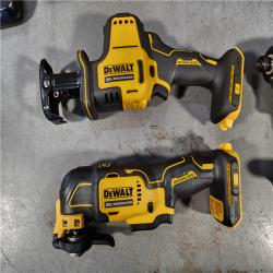 HOUSTON LOCATION - AS-IS (APPEARS LIKE NEW) DeWalt 20V MAX ATOMIC Cordless Brushless 4 Tool Combo Kit