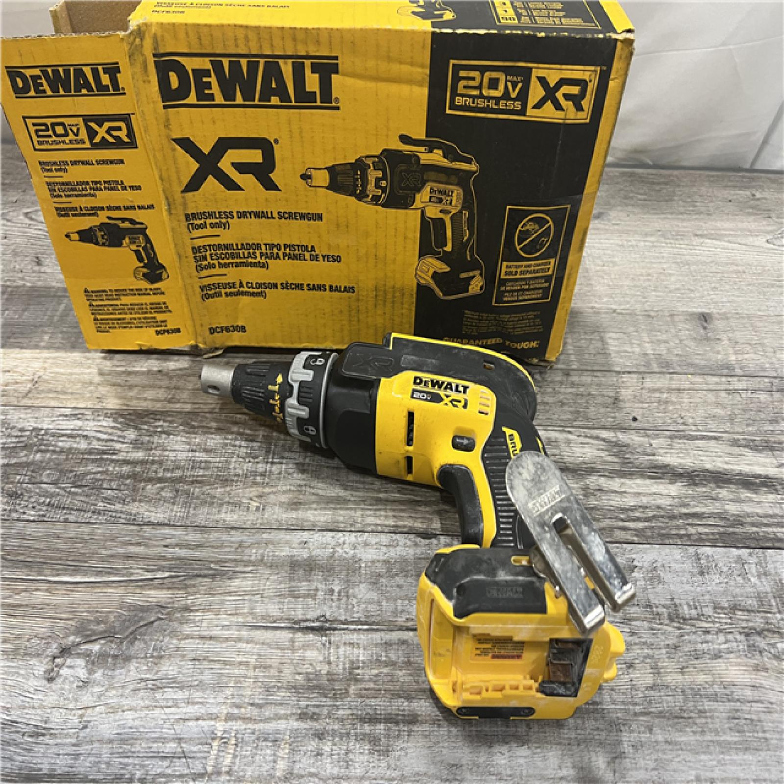 AS-IS DeWalt DCF630B 20V Cordless Brushless Screw Gun (Tool Only)