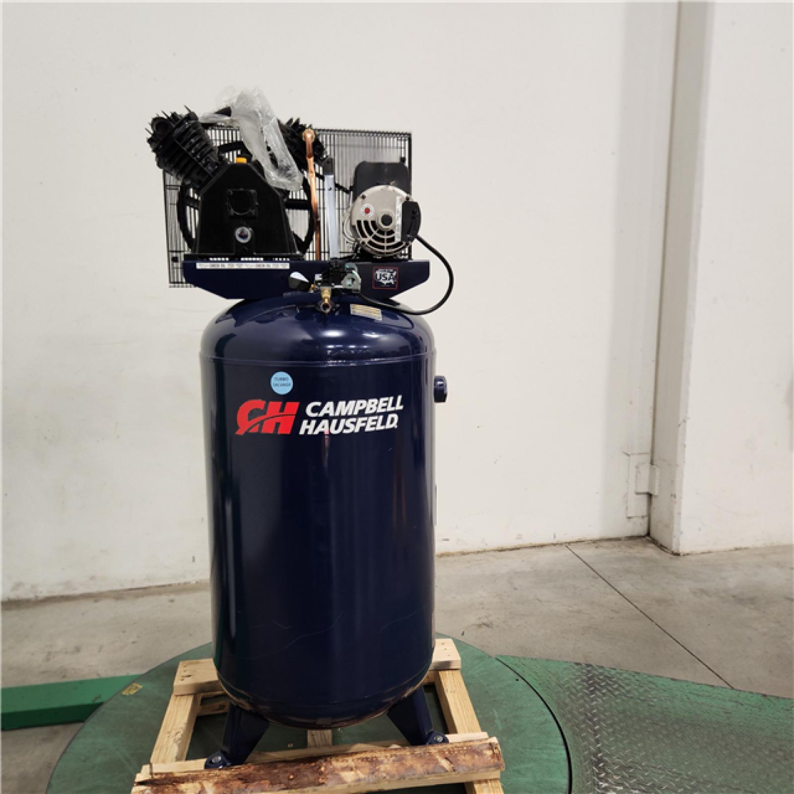 Dallas Location - As-Is Campbell Hausfeld 5-HP 80-Gallon Air Compressor Model: XC802100