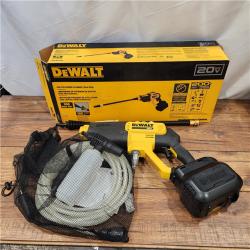 AS-IS DEWALT 20V MAX 550 PSI 1.0 GPM Cold Water Cordless Battery Power Cleaner with 4 Nozzles (Tool Only)