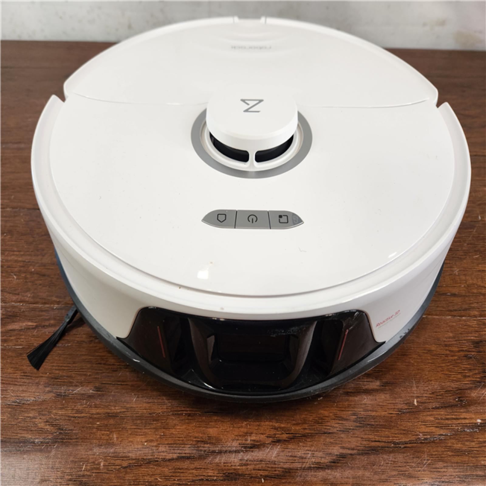 AS-IS Roborock S8 Plus Robotic Self-Emptying Vacuum with LiDAR Navigation - White