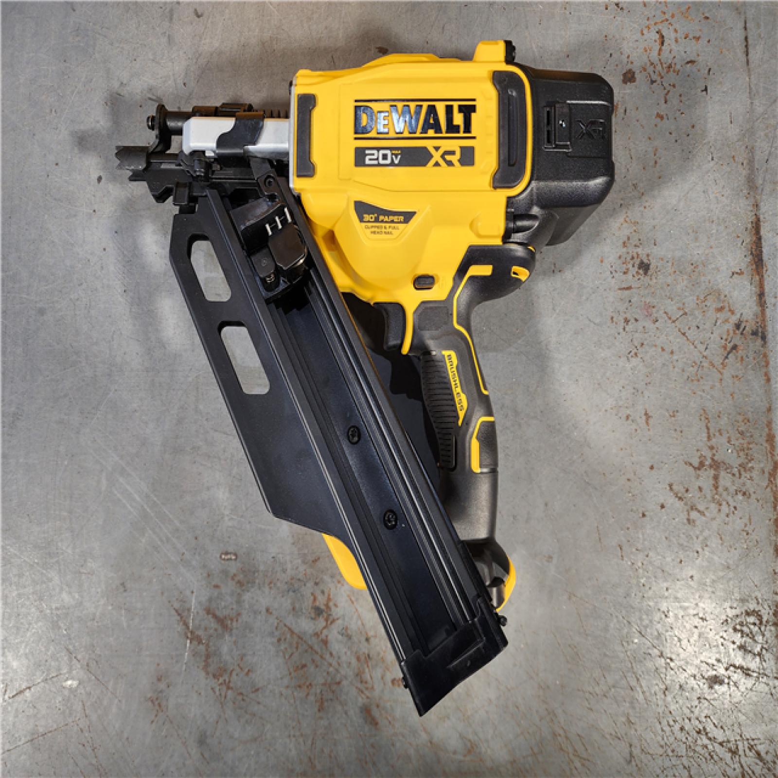 HOUSTON LOCATION - AS-IS DEWALT 20-Volt 30Â° Cordless Framing Nailer (Tool-Only)