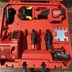 California AS-IS Milwaukee M18 Short Throw Press Tool Kit with Jaws, includes (2) Batteries, Charger & Hard Case