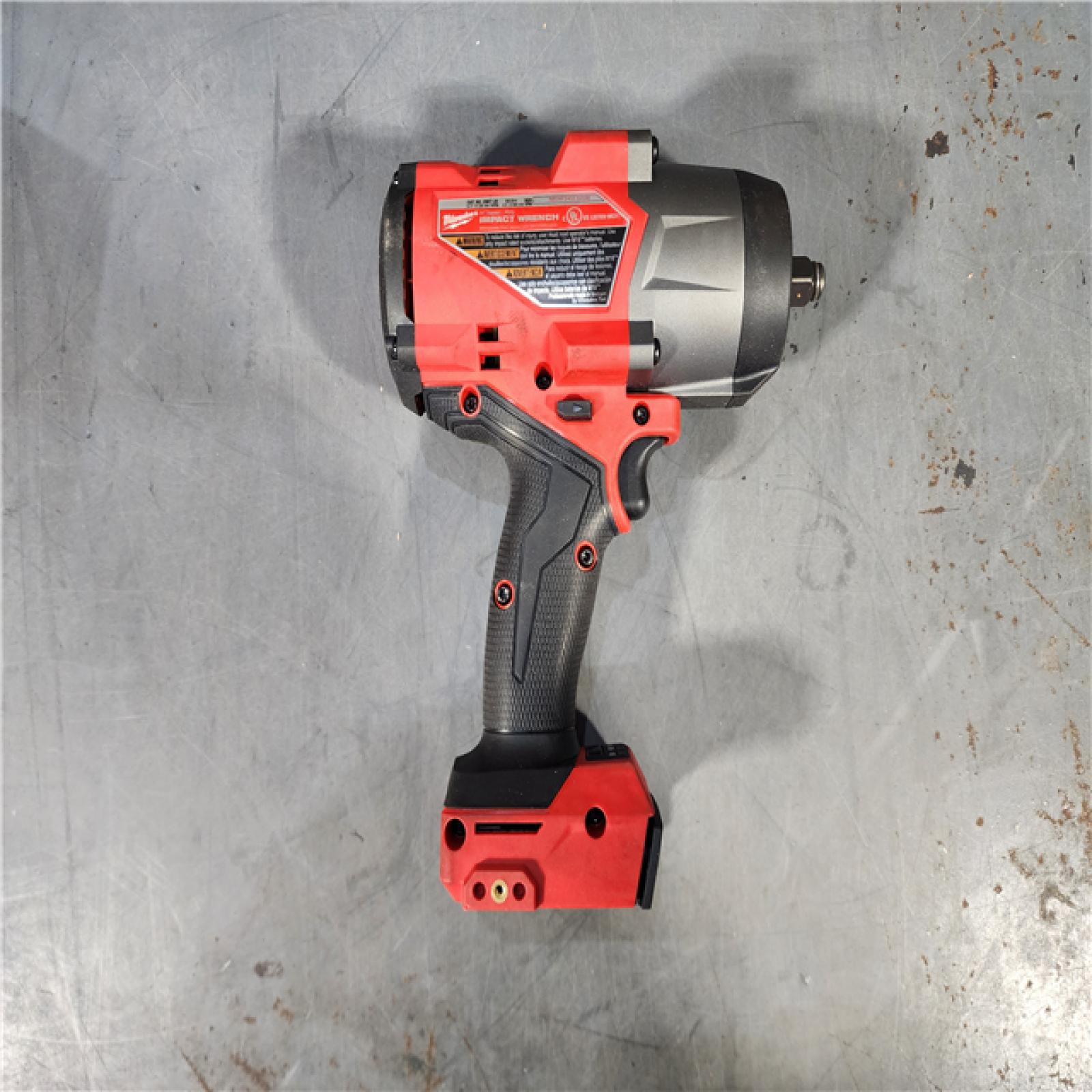 HOUSTON LOCATION - AS-IS Milwaukee M18 FUEL 18V Lithium-Ion Brushless Cordless 1/2 in. Impact Wrench with Friction Ring (Tool-Only)