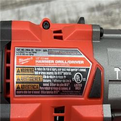 AS-IS Milwaukee M18 FUEL 18V Lithium-Ion Brushless Cordless Hammer Drill and Impact Driver Combo Kit (2-Tool) with 2 Batteries