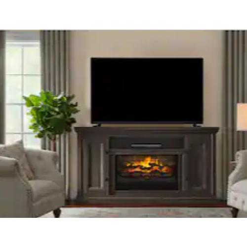 DALLAS LOCATION - Home Decorators Collection Sutton Freestanding Electric Fireplace TV Stand