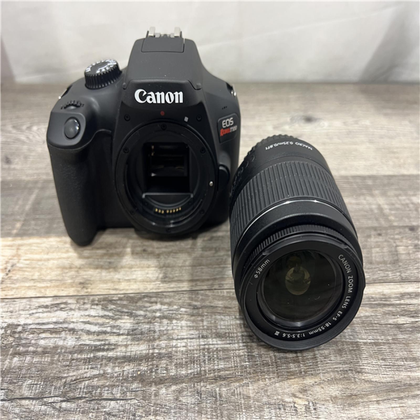 AS-IS Canon EOS Rebel T100 DSLR Camera with EF-S 18-55mm f/3.5-5.6 III Lens