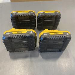 DEWALT 20V MAX Battery Compact 4.0-Ah (Lot of 4 )