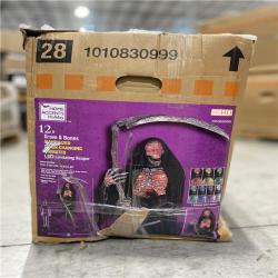 DALLAS LOCATION - Home Accents Holiday 12 ft. Giant-Sized Animated LED Levitating Reaper