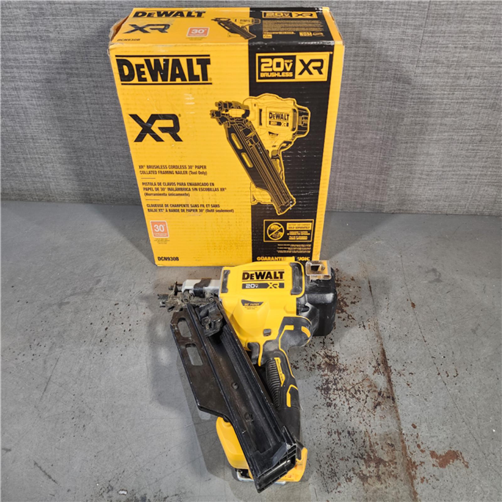 HOUSTON LOCATION - AS-IS DEWALT 20-Volt 30Â° Cordless Framing Nailer (Tool-Only)