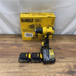 AS IS 20V MAX Cordless 1/2 in. Drill/Driver, (2) 20V 1.3Ah Batteries, Charger and Bag