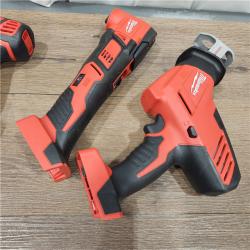 AS-IS M18 18V Lithium-Ion Cordless Combo Kit (5-Tool) with (2) Batteries, Charger and Tool Bag