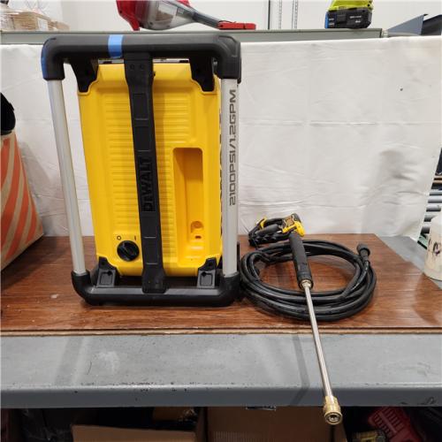 AS-IS DEWALT Electric Pressure Washer  2100 PSI  Jobsite Power Washer DWPW2100