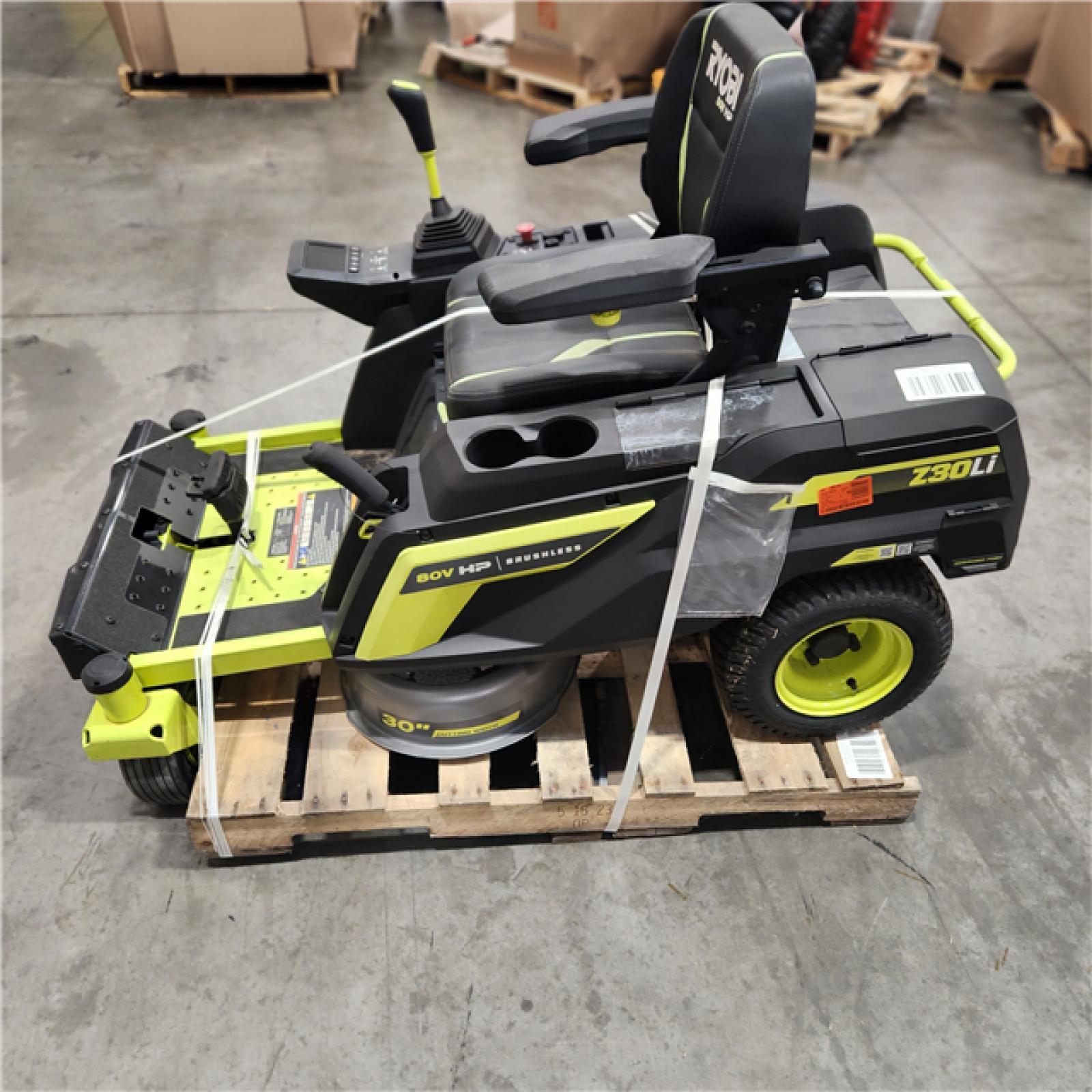 Dallas Location - As-Is Ryobi 30 in.Riding Lawn Mower