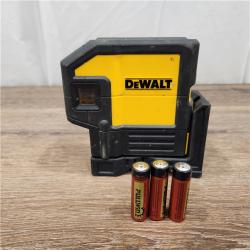 AS-IS Dewalt 165 ft. Red Self-Leveling 5-Spot & Horizontal Line Laser Level Kit