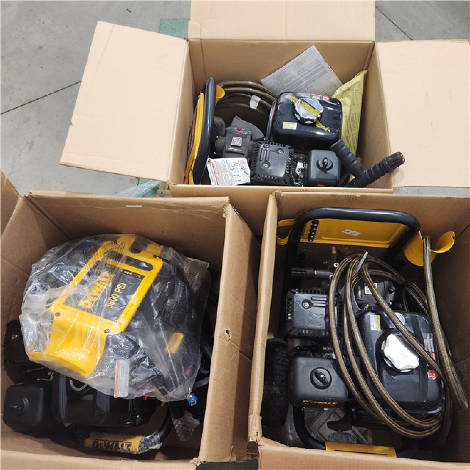 Dallas Location - As-Is DEWALT 3600 PSI 2.5 GPM Gas Pressure Washer ( Lot Of 3)