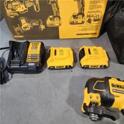 HOUSTON LOCATION - AS-IS (APPEARS LIKE NEW) DeWalt 20V MAX ATOMIC Cordless Brushless 4 Tool Combo Kit