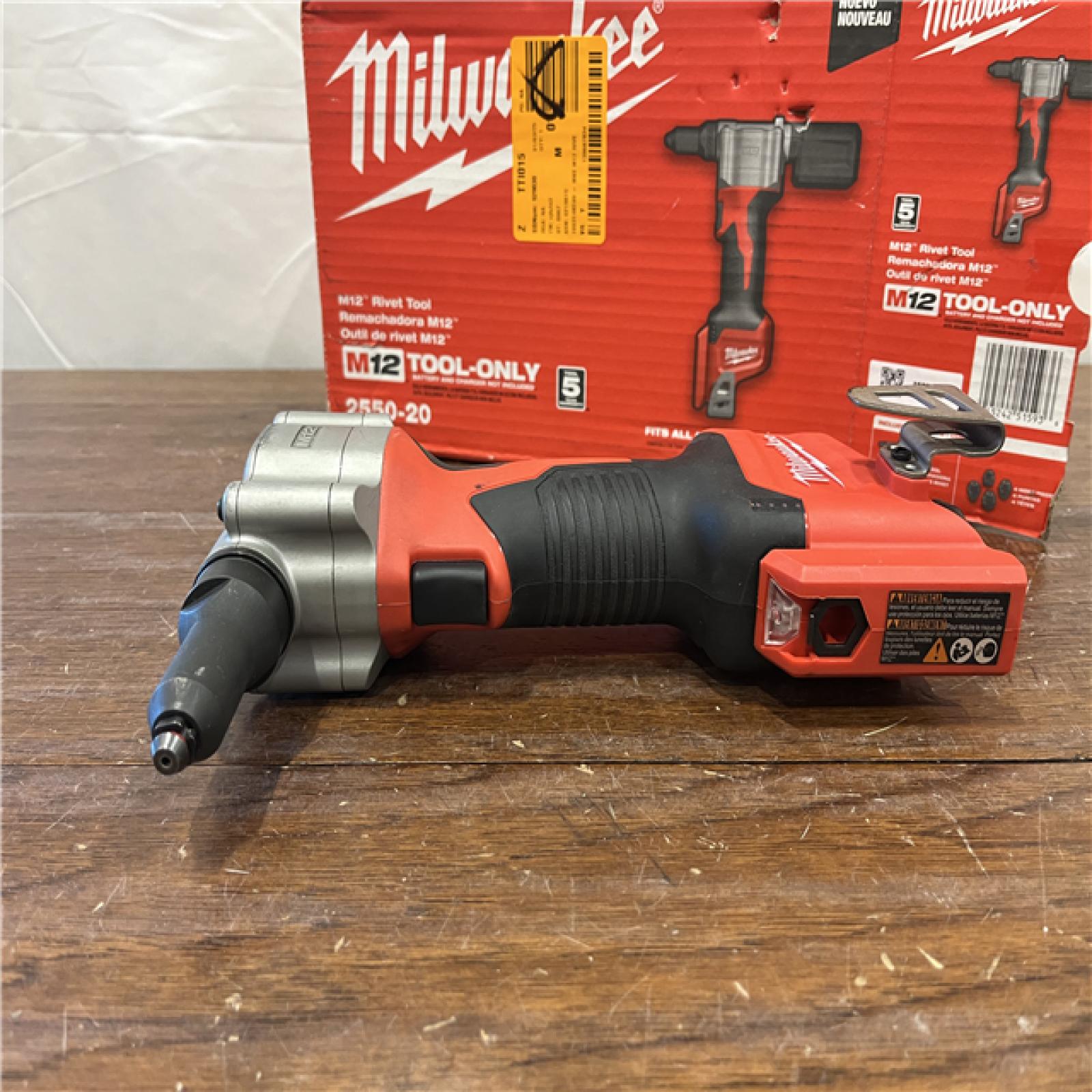 AS-IS M12 12-Volt Lithium-Ion Cordless Rivet Tool (Tool-Only)