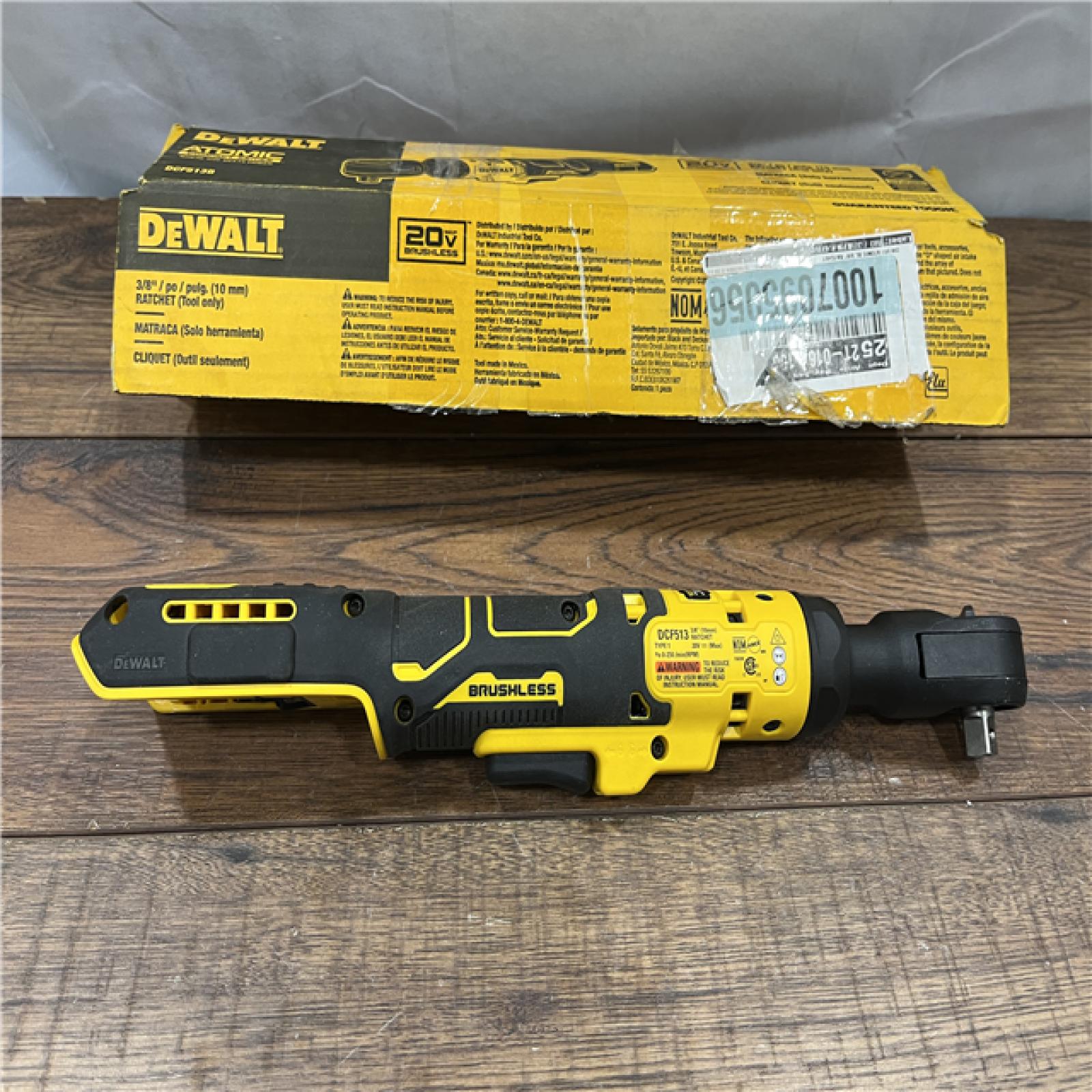 AS IS ATOMIC 20V MAX Cordless 3/8 in. Ratchet (Tool Only)