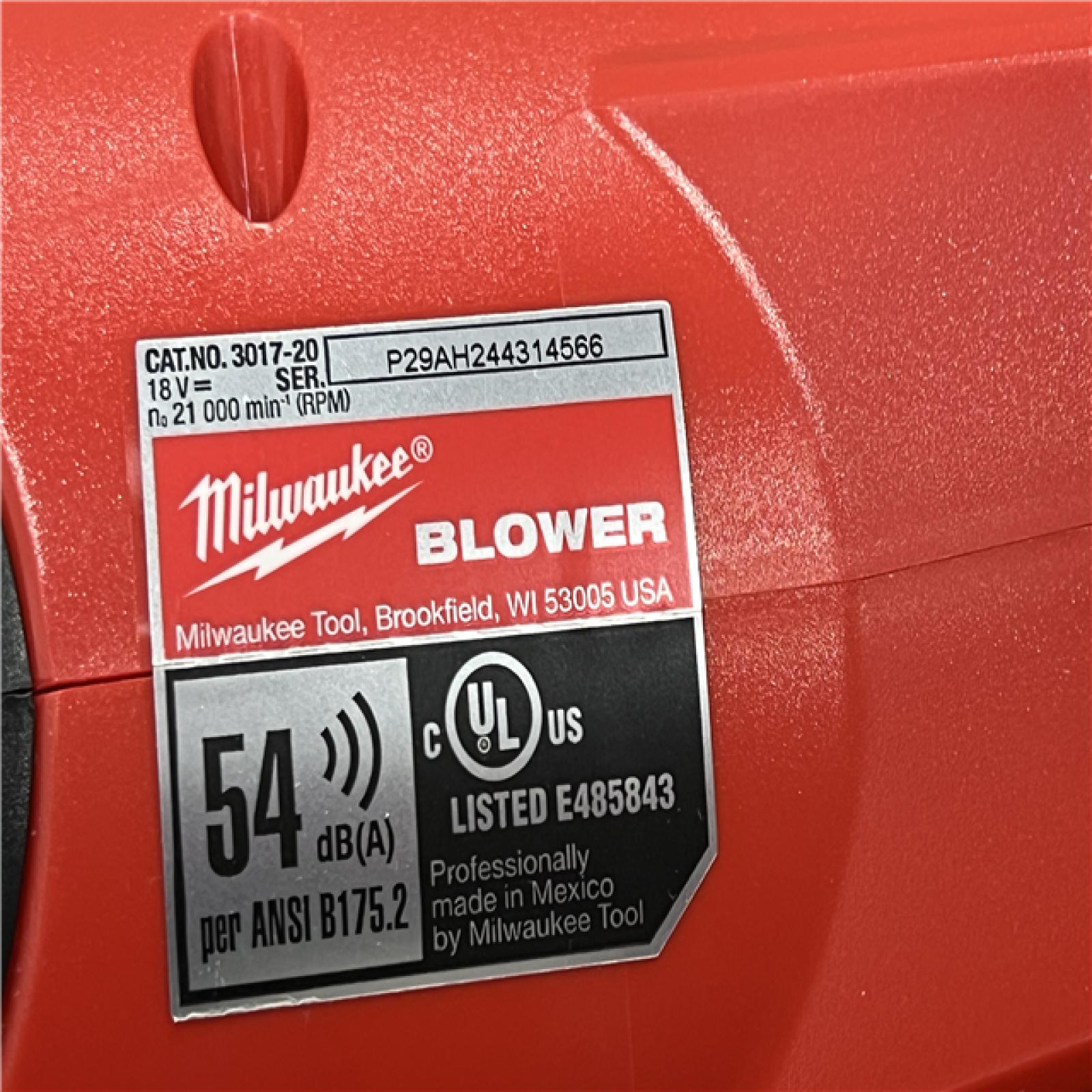 AS-IS Milwaukee M18 FUEL 18V Lithium-Ion Brushless Cordless Handheld Blower (Tool-Only)