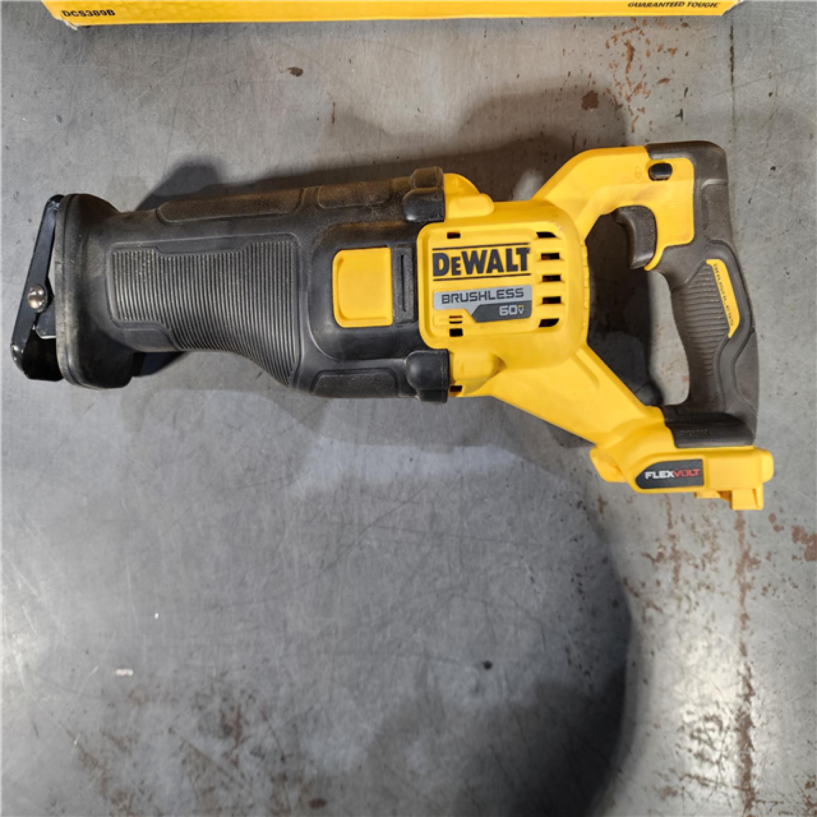 HOUSTON LOCATION - AS-IS DeWalt DCS389B FLEXVOLT 60V MAX Cordless Brushless Reciprocating Saw (Tool-Only)