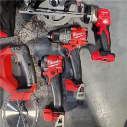 HOUSTON LOCATION - AS-IS Milwaukee 3697-25 M18 Fuel 18 V 5 Amps Cordless Brushless 5 Tool