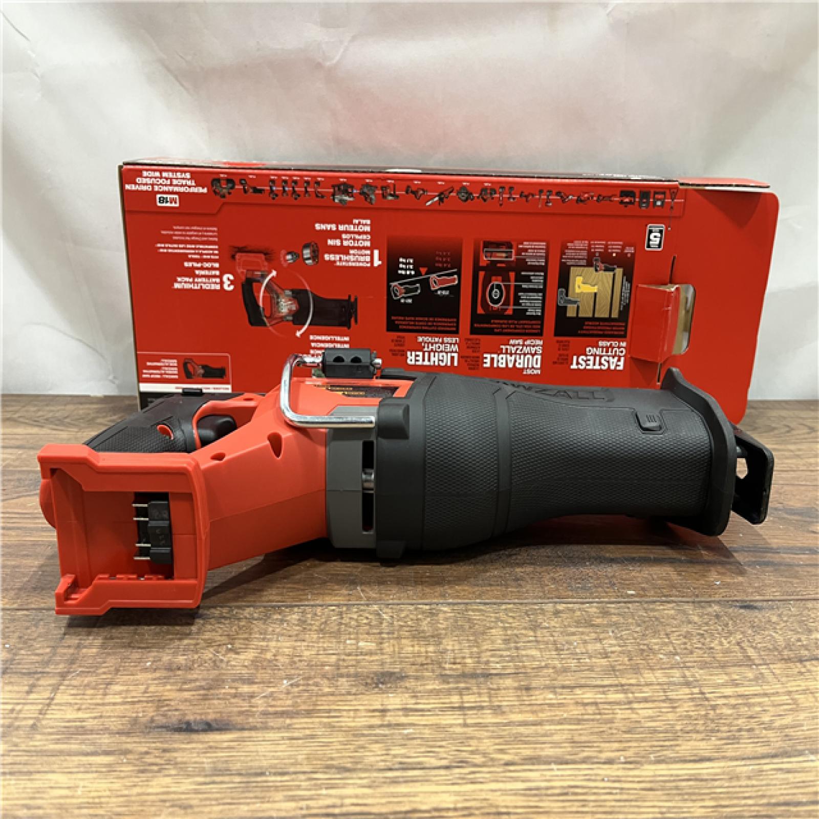 AS IS Milwaukee M18 Fuel Sawzall Brushless Cordless Reciprocating Saw - No Charger, No Battery, Bare Tool Only