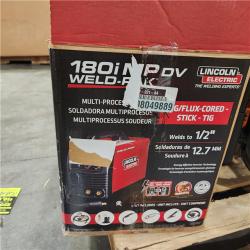 Dallas Location - As-Is Lincoln Electric 180 Amp Weld-Pak 180i