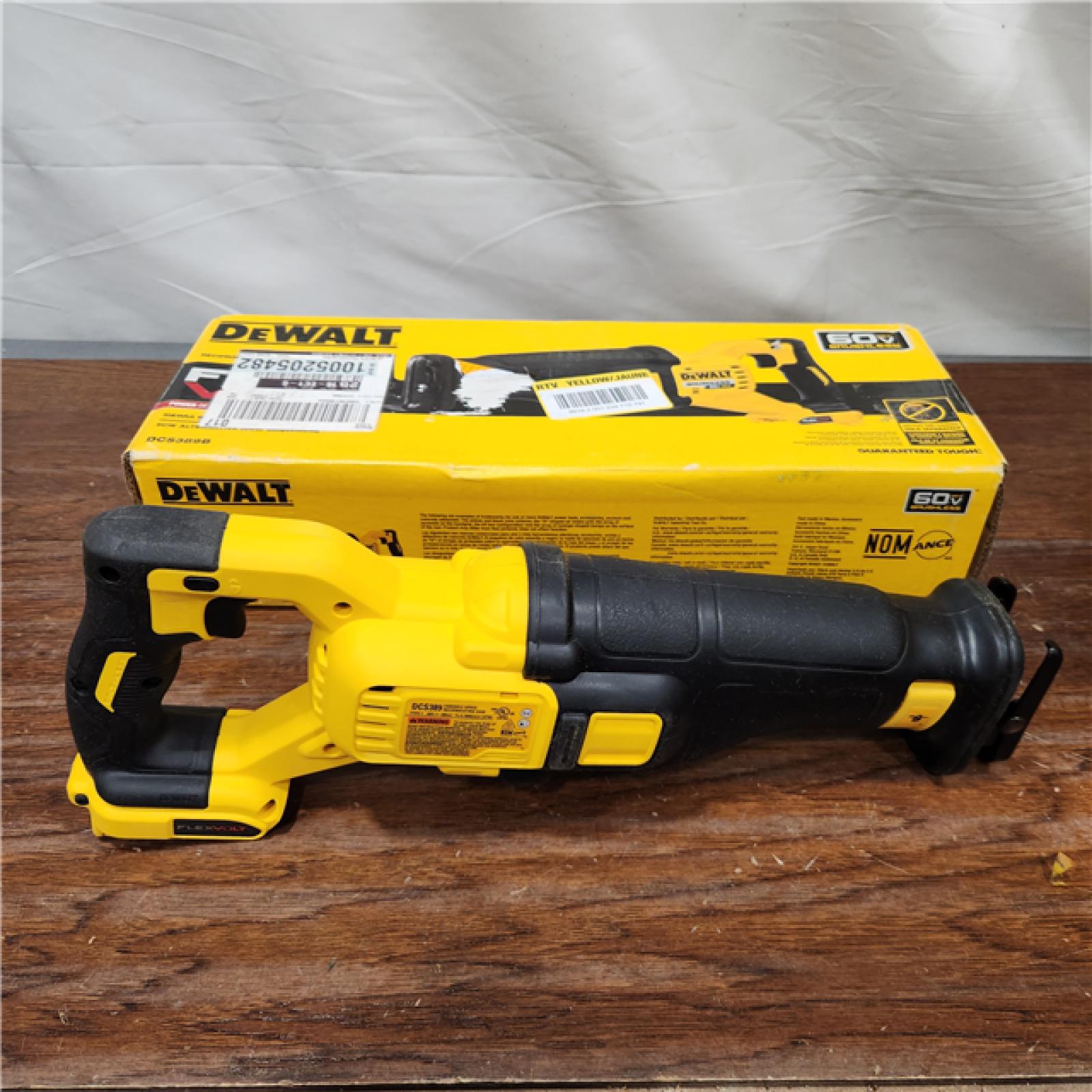 AS-IS DeWalt DCS389B FLEXVOLT 60V MAX Cordless Brushless Reciprocating Saw (Tool-Only)