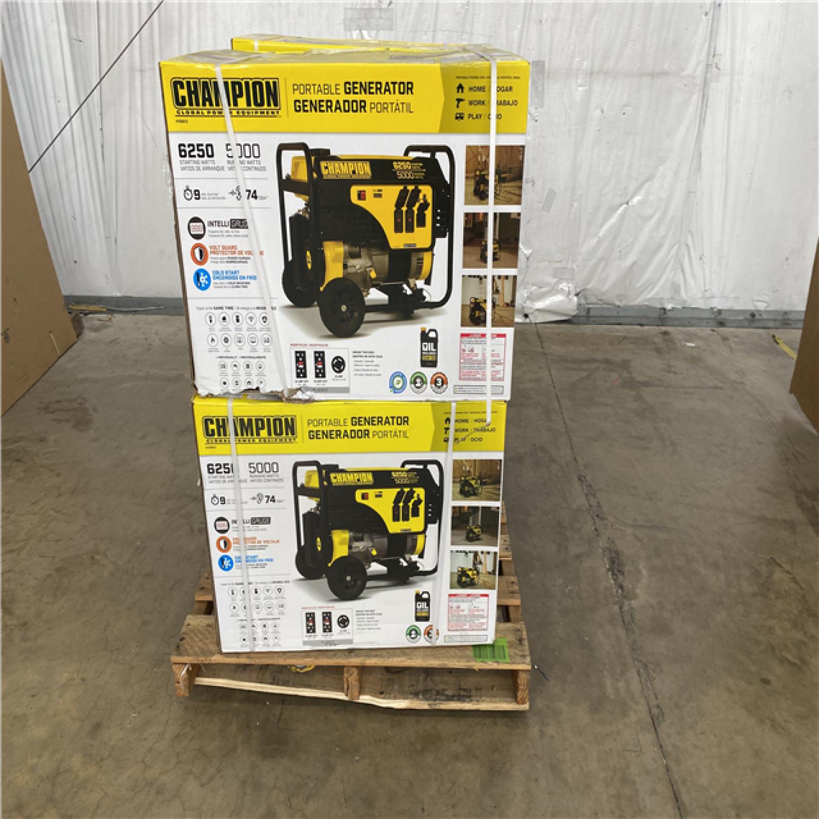 Houston Location AS IS - Champion Generator 6250 Watts