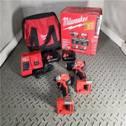 HOUSTON LOCATION - AS-IS M18 18V Lithium-Ion Brushless Cordless Compact Drill/Impact Combo Kit (2-Tool) W/(2) 2.0 Ah Batteries, Charger & Bag