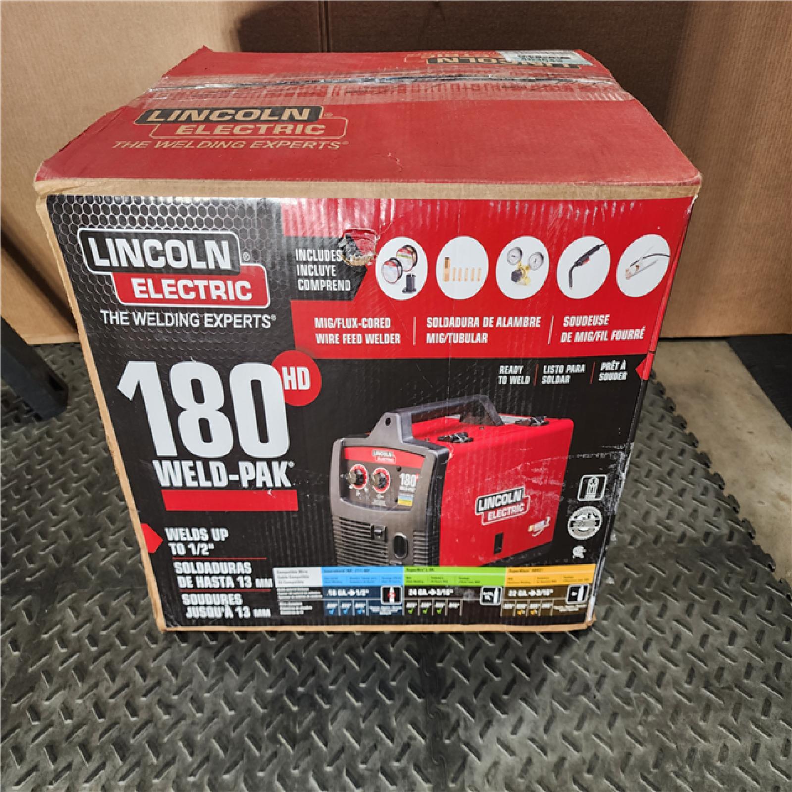 HOUSTON LOCATION - AS-IS Lincoln Electric 180 Amp Weld-Pak 180 HD