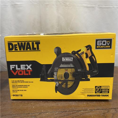 NEW DEWALT FLEXVOLT 60V MAX Cordless Brushless 7-1/4 in. Wormdrive Style Circular Saw (Tool Only)