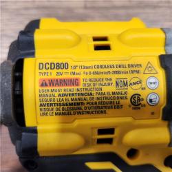 AS-IS DeWalt 20V MAX XR Cordless Drill/Driver, ATOMIC Impact Driver 2 Tool Combo Kit, (2) 2.0Ah Batteries, Charger, and Bag